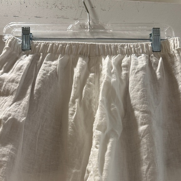 Joie Women’s Cream Linen Joggers - Picture 9 of 9